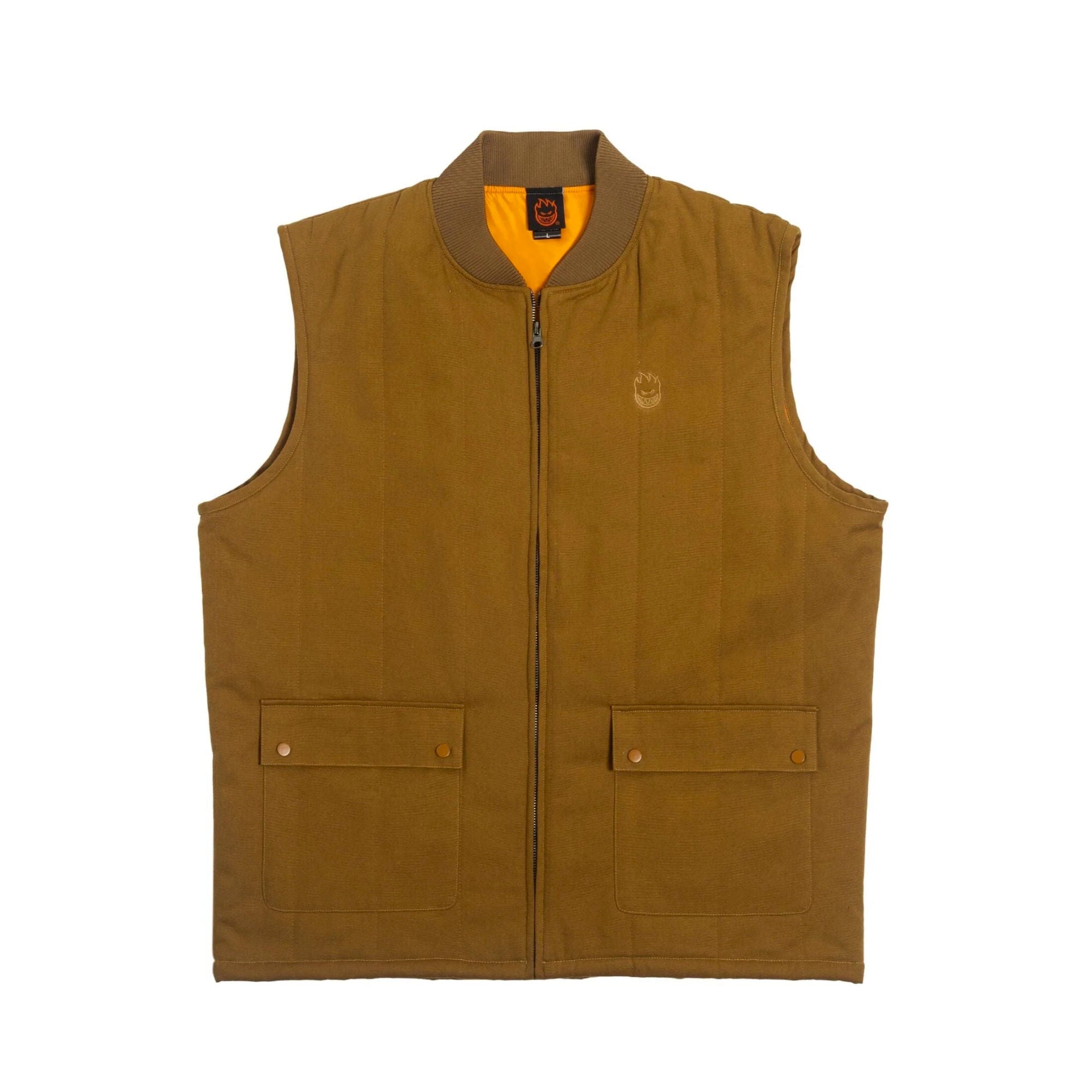 Spitfire Big Head Vest Tan Herren Weste Spitfire Wheels