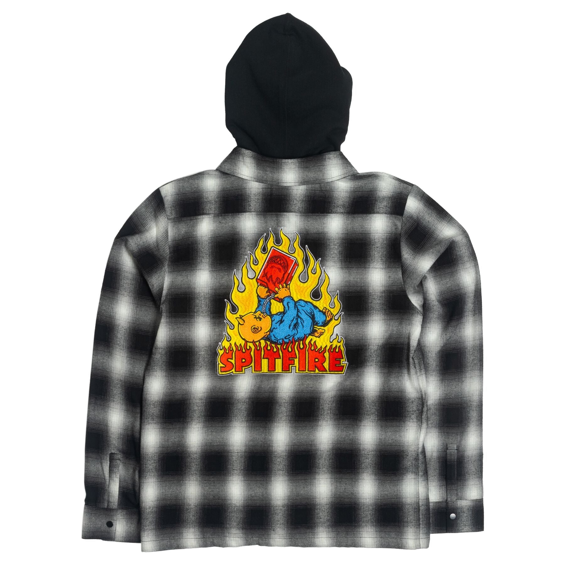 Spitfire Demonseed Hooded Flannel Herren Hoodie Spitfire Wheels