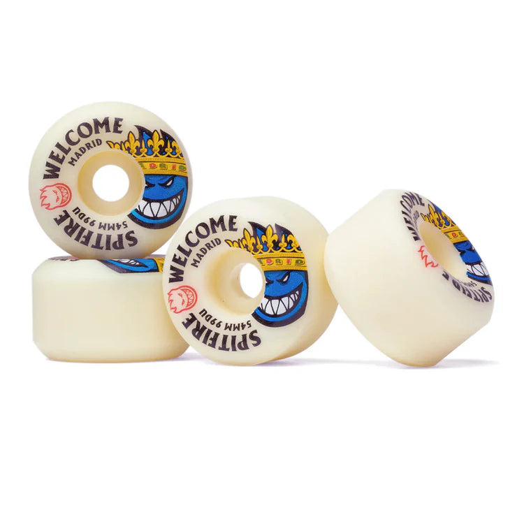 Spitfire Wheels Formula Four 99 Conical Full X Welcome Madrid - 54mm Rollen Spitfire Wheels