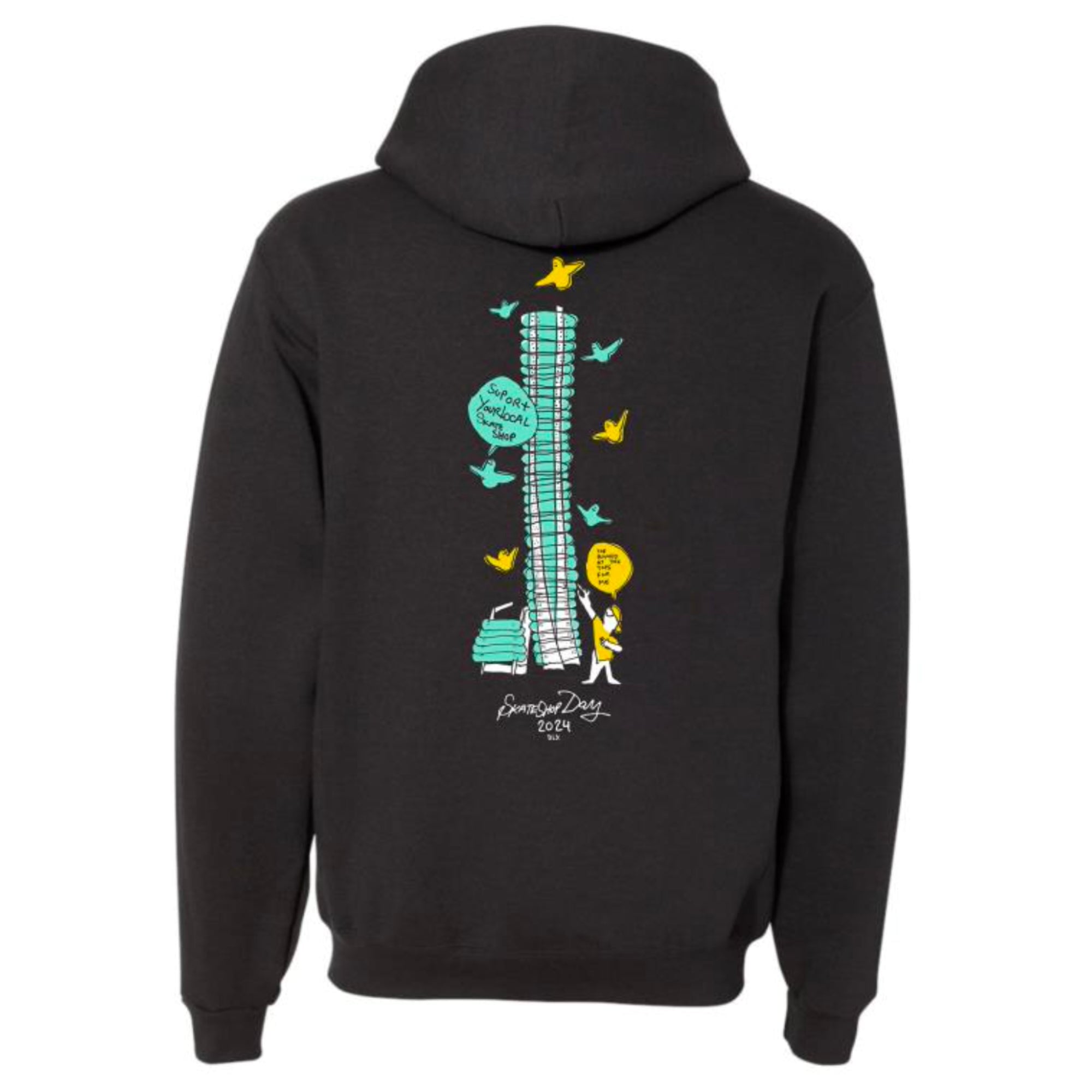 Stil-Laden "Skateshop Day" Decks Hoodie Herren Hoodie Stil-Laden