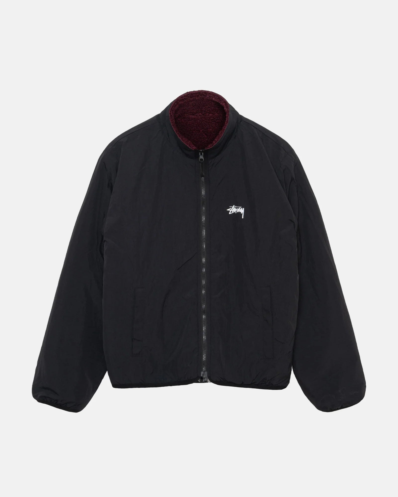 Stüssy Sherpa Reversible Jacket Unisex Fleece Stüssy