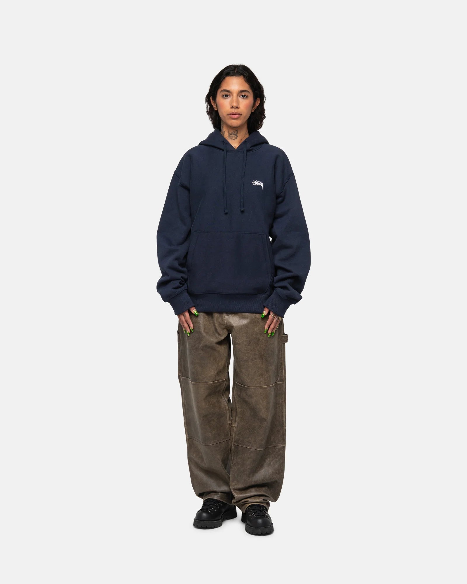 Stüssy Stock Logo Hoodie Unisex Hoodie Stüssy