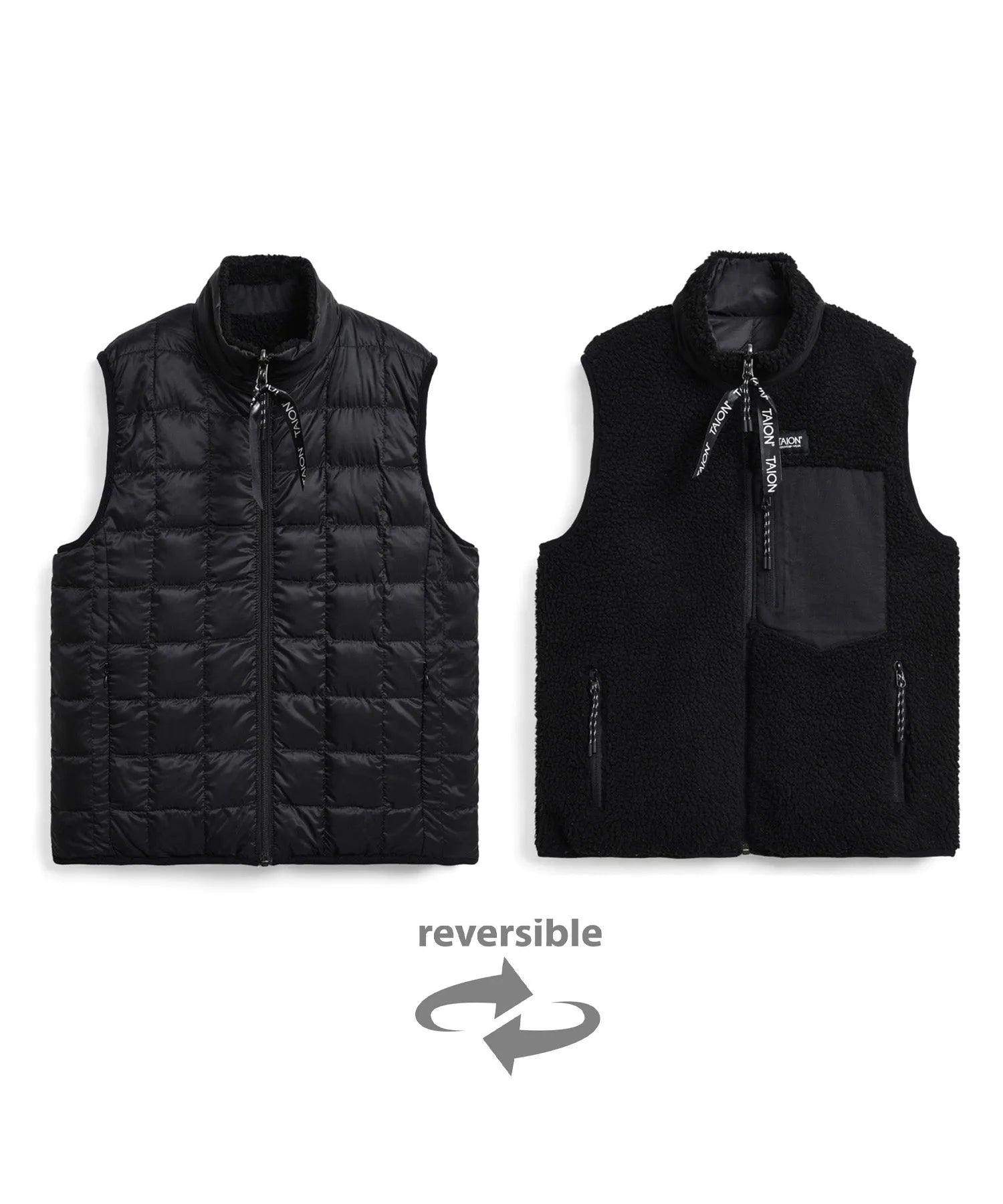 Taion Down Boa Reversible Daunenweste Herren Daunenweste Taion