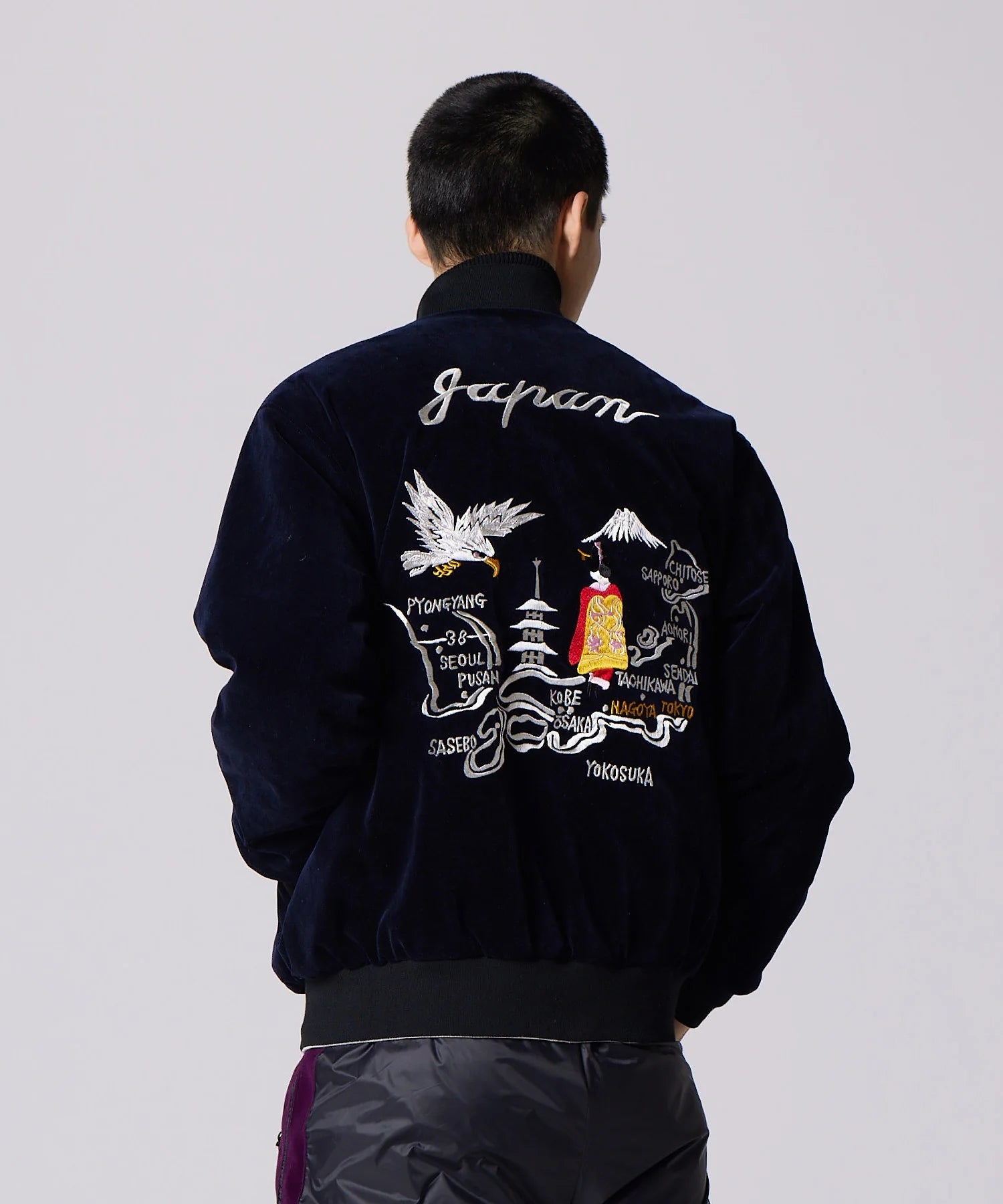 Taion x JPNSP Reversible Sukajan Down Jacket Herren Casual-Jacke Taion