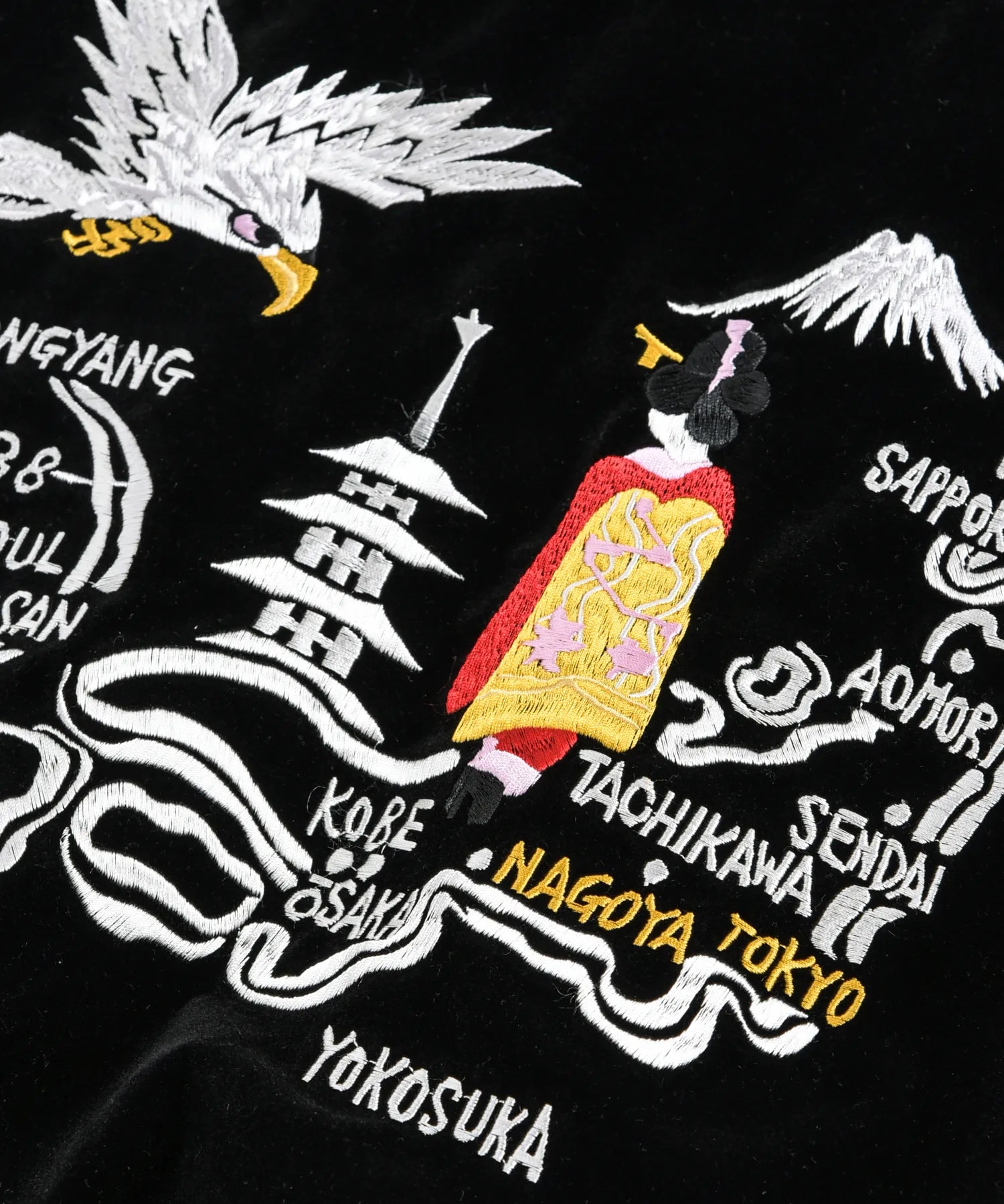 Taion x JPNSP Reversible Sukajan Down Jacket Herren Casual-Jacke Taion