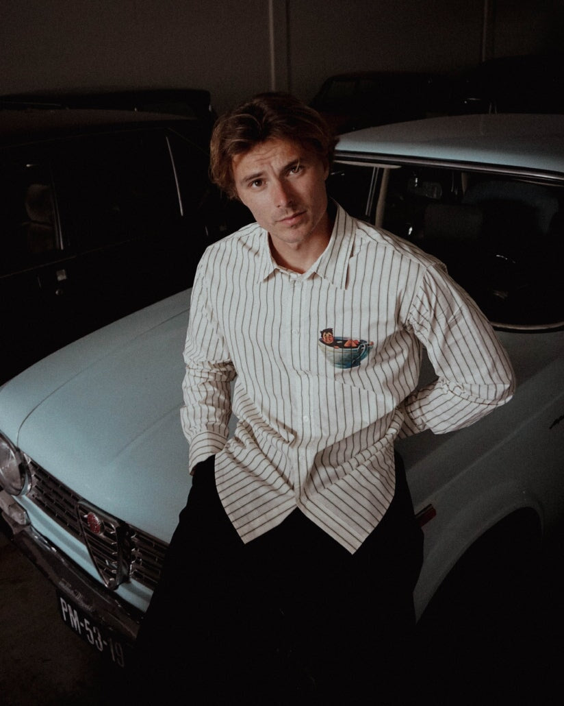 The Loose Company Coffee Shirt Herren Langarm-Hemd The Loose Company