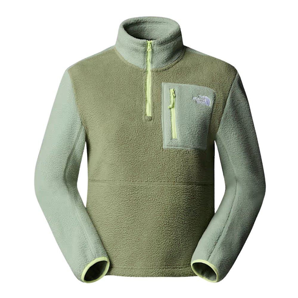W Yumiori 1/4 Zip Bark Mist/Slate Moss Bild 1