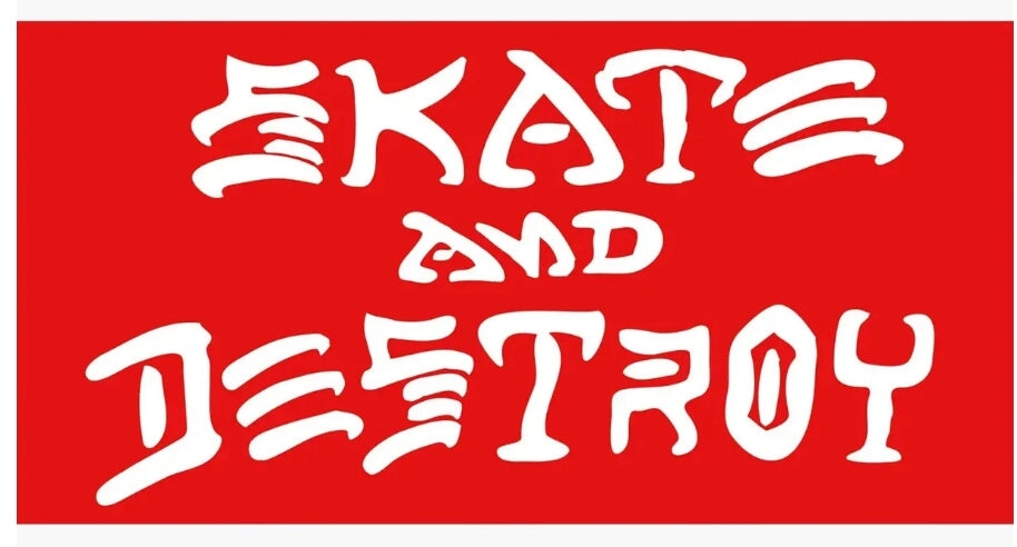 Thrasher Skate and Destroy Sticker Bücher & Magazine Thrasher Magazine