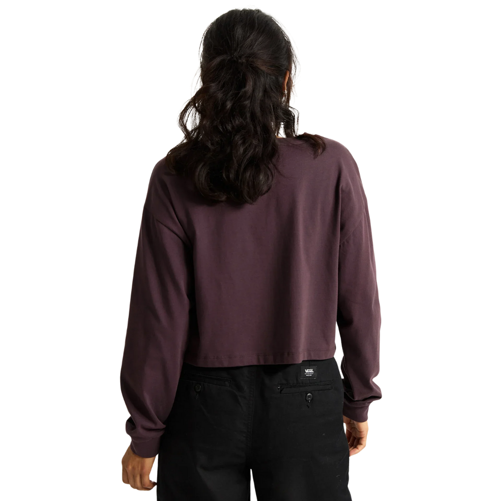 Lil Bear Relax Crop LS Tee Dark Port Bild 2
