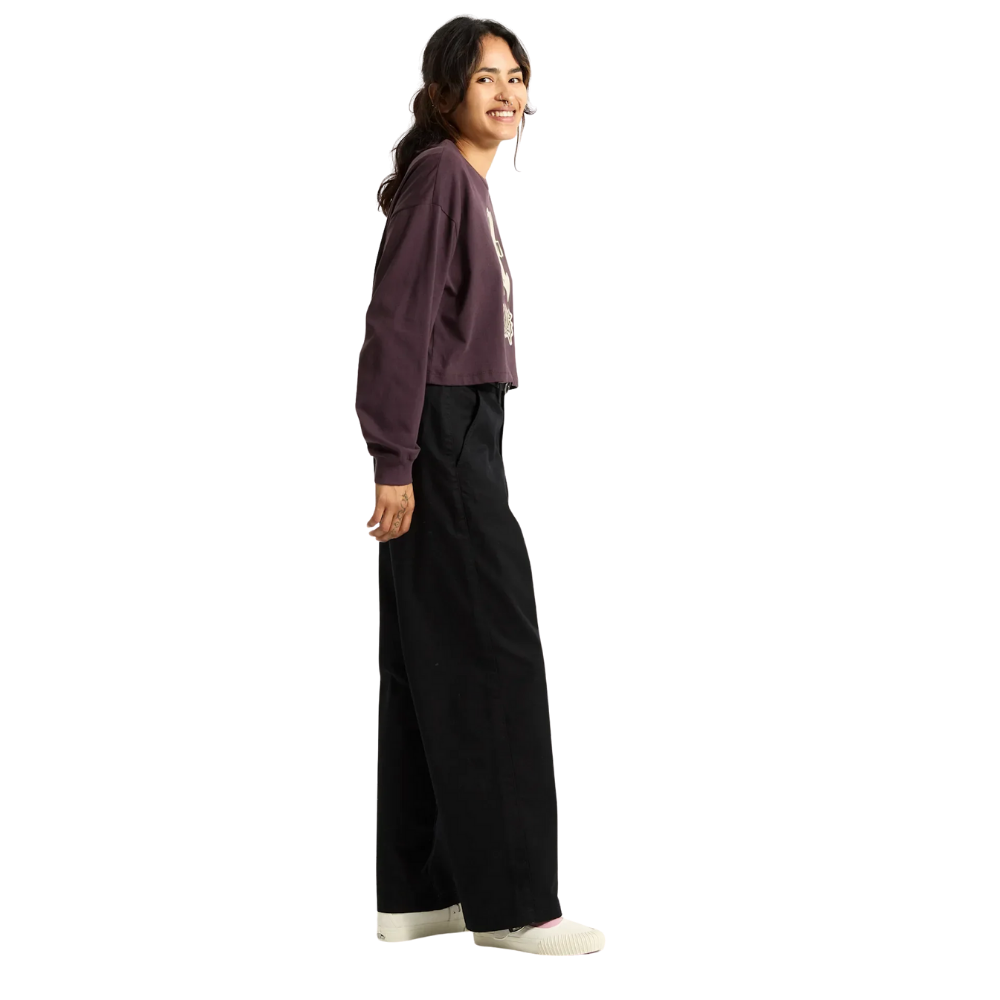 Lil Bear Relax Crop LS Tee Dark Port Bild 3