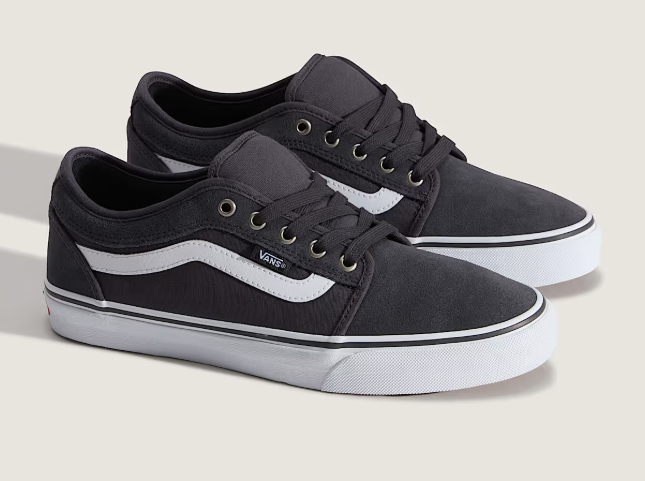 Skate Chukka Low Sidestripe Charcoal/White Bild 2