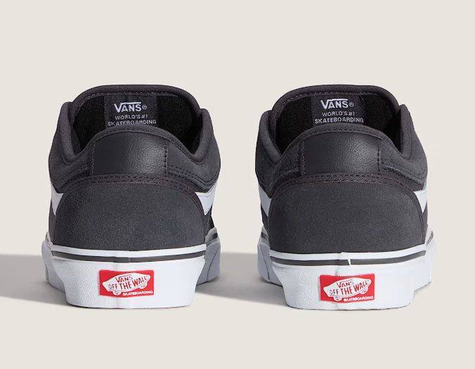 Skate Chukka Low Sidestripe Charcoal/White Bild 3