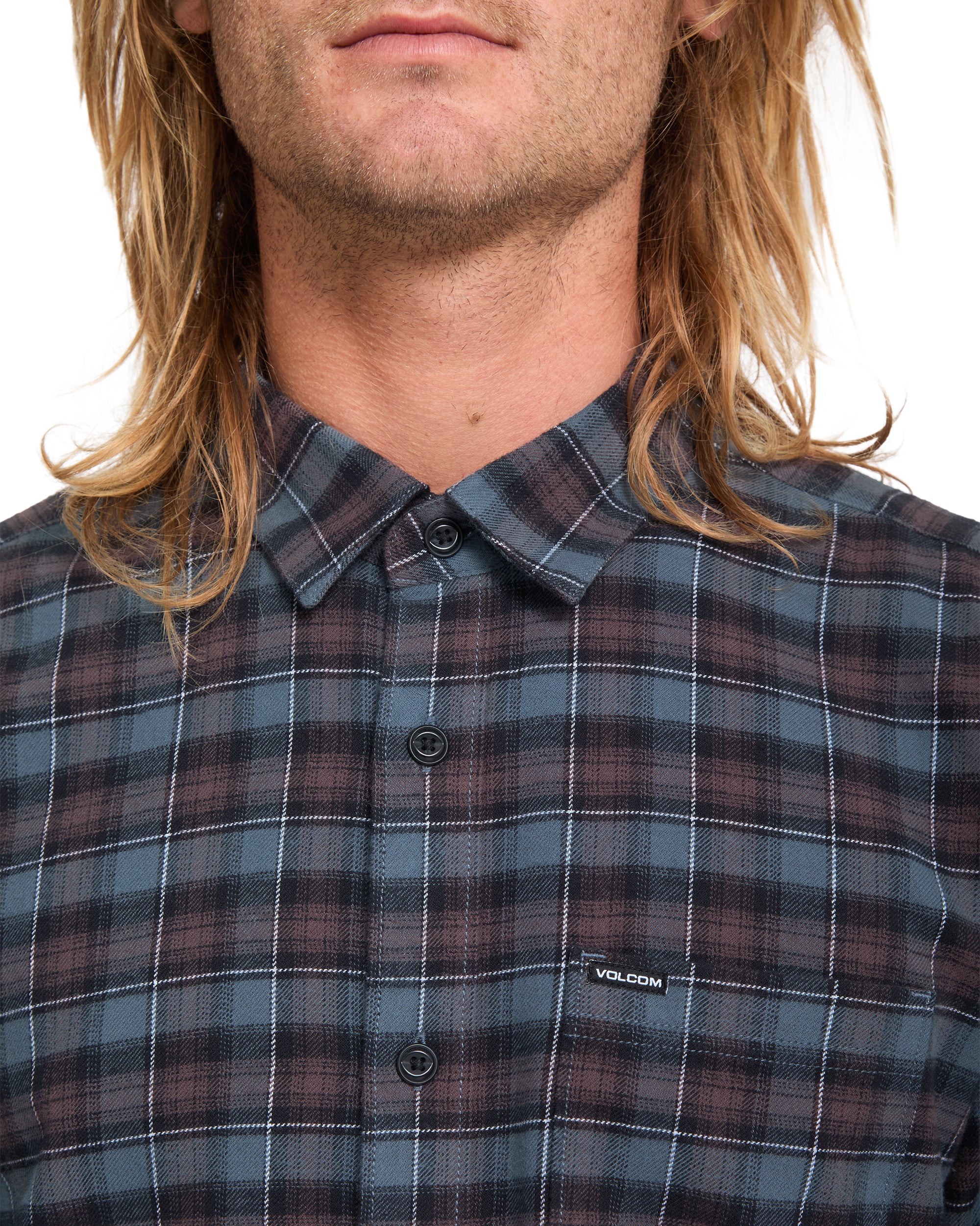 Caden Plaid LS Raisin Bild 4
