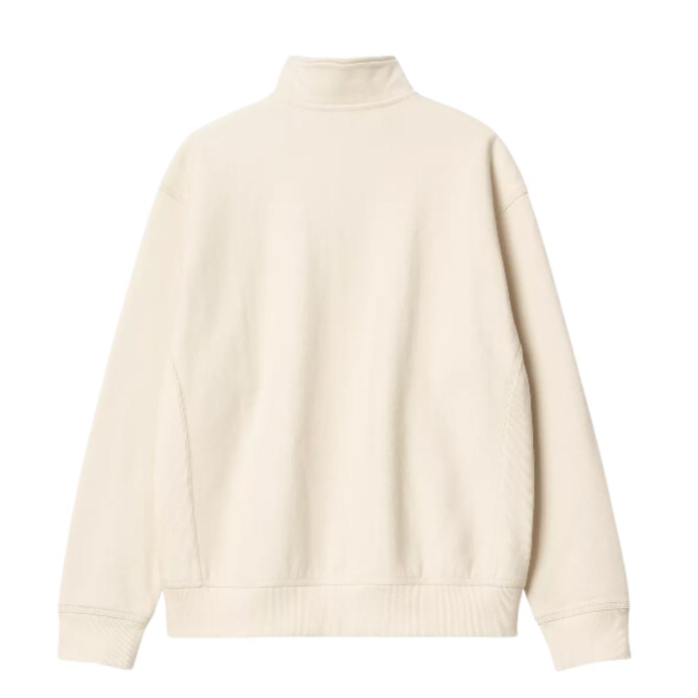 Half Zip American Script Sweat Natural Bild 2