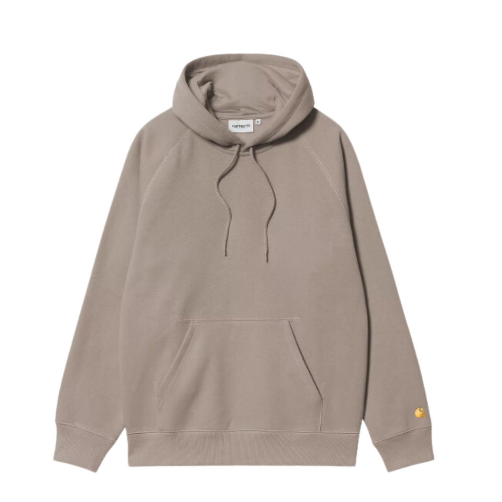 Hooded Chase Sweat Dusky Beige / Gold Bild 1