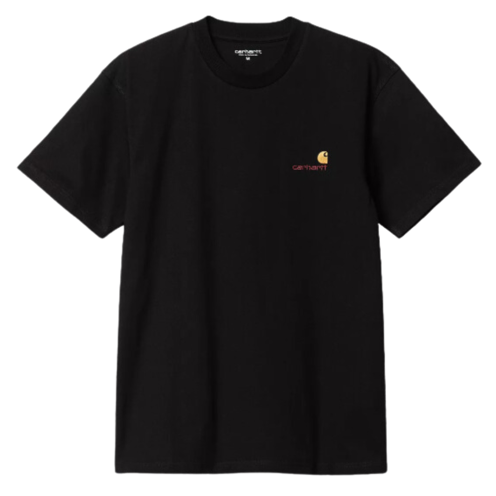 S/S American Script T-Shirt Black Bild 1
