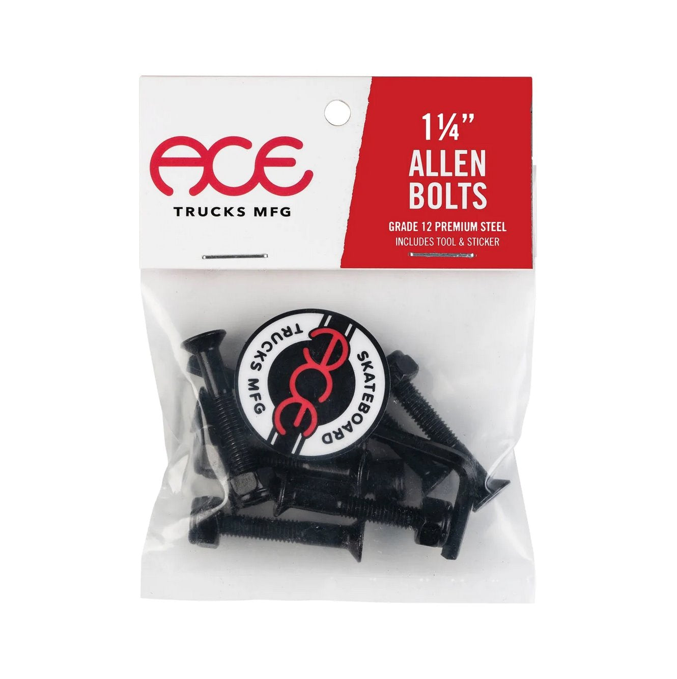 Ace Trucks 1 1-4" Allen Bolts - Black Kleinteile & Sonstiges Ace Trucks