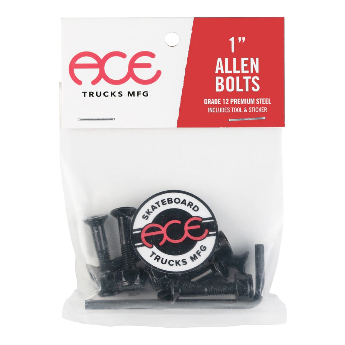 Ace Trucks 1" Allen Bolts - Black Kleinteile & Sonstiges Ace Trucks