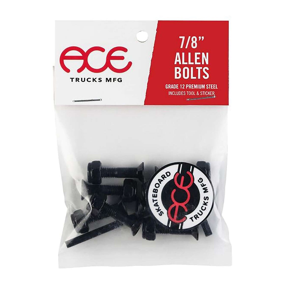 Ace Trucks 7-8" Allen Bolts - Black Kleinteile & Sonstiges Ace Trucks