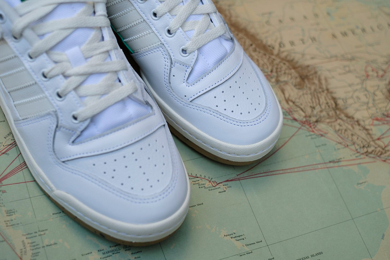 Adidas Atlas Forum ADV - White-Green-Orange Sneaker adidas Skateboarding