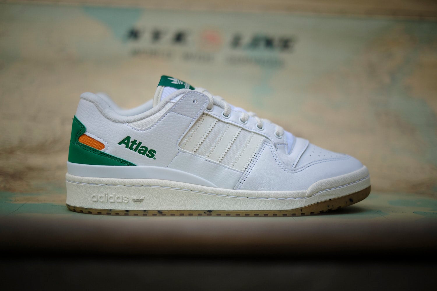 Adidas Atlas Forum ADV - White-Green-Orange Sneaker adidas Skateboarding
