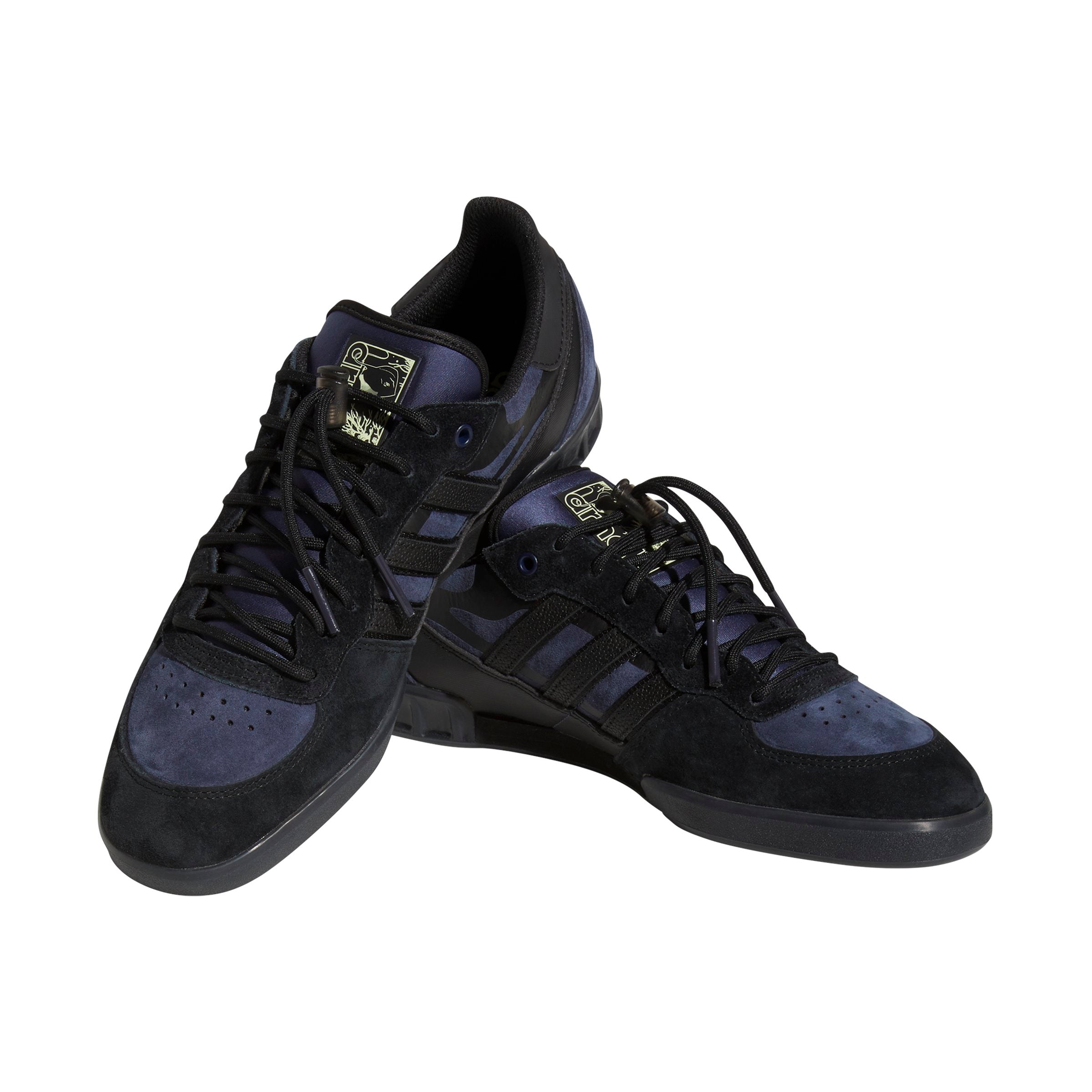 Adidas Handball Top x Mike Arnold - Core Black-Shadow Navy-Pulse Yellow Sneaker adidas Skateboarding
