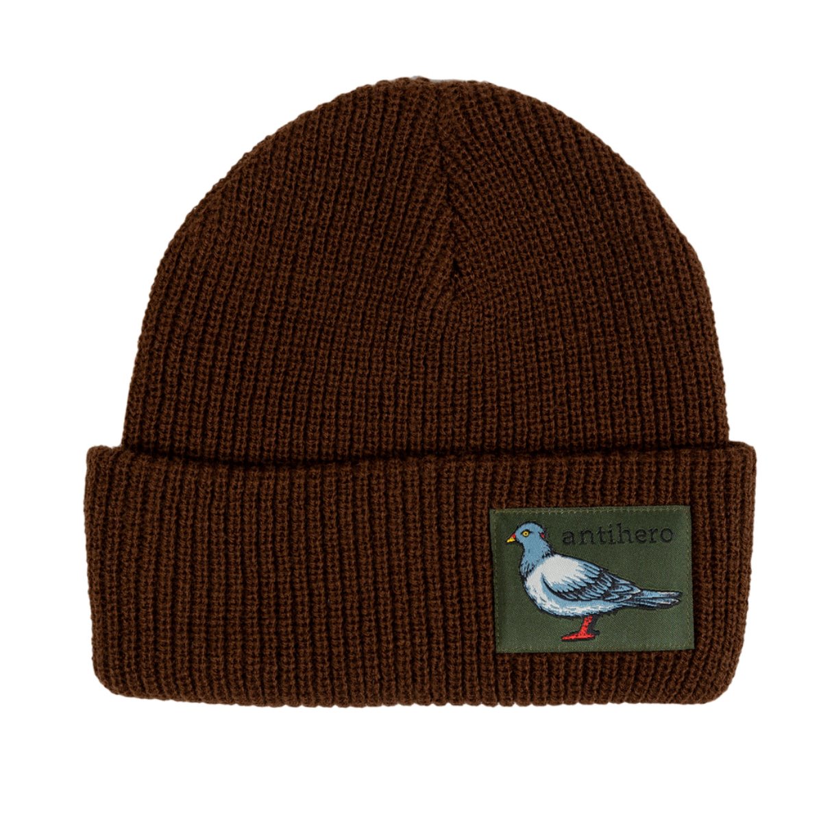 Antihero Lil Pigeon Beanie - Brown Beanie Antihero Skateboards
