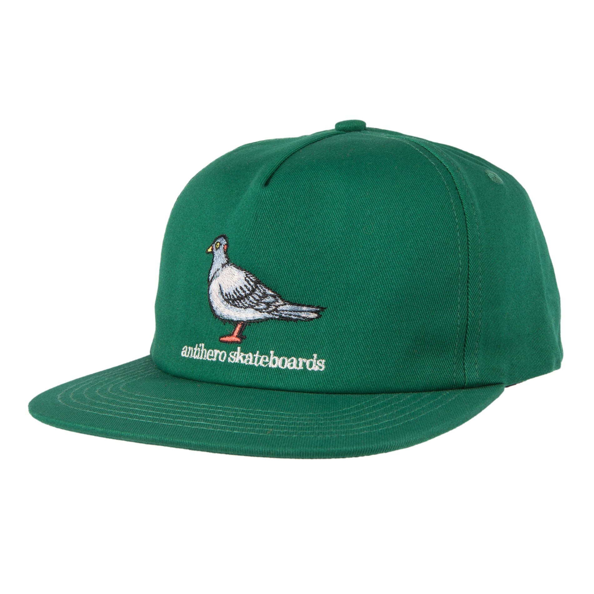 Antihero Lil Pigeon Snapback Cap - Green Cap Antihero Skateboards