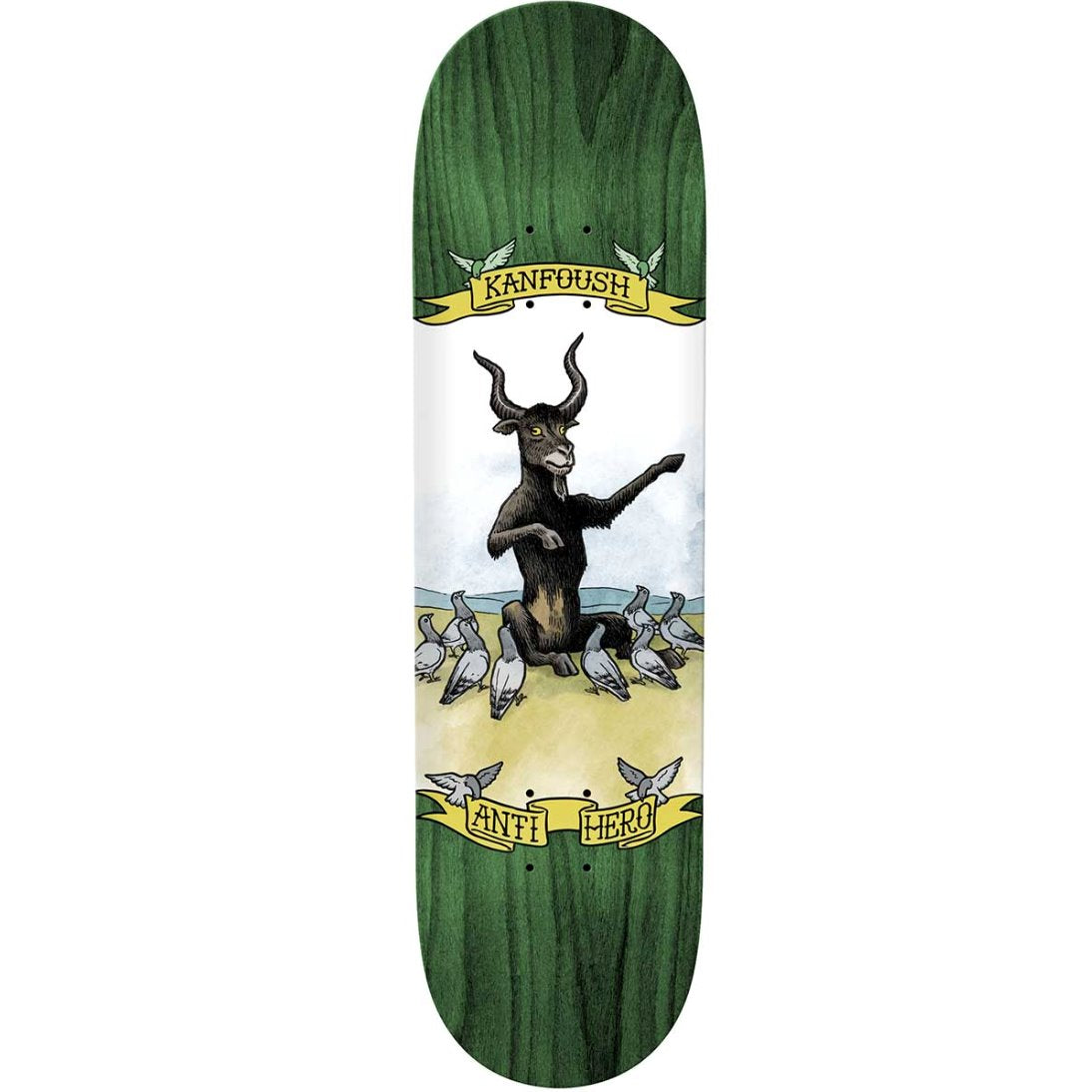 Antihero Pigeon Religion Kanfoush Deck - 8,75" Decks Antihero Skateboards