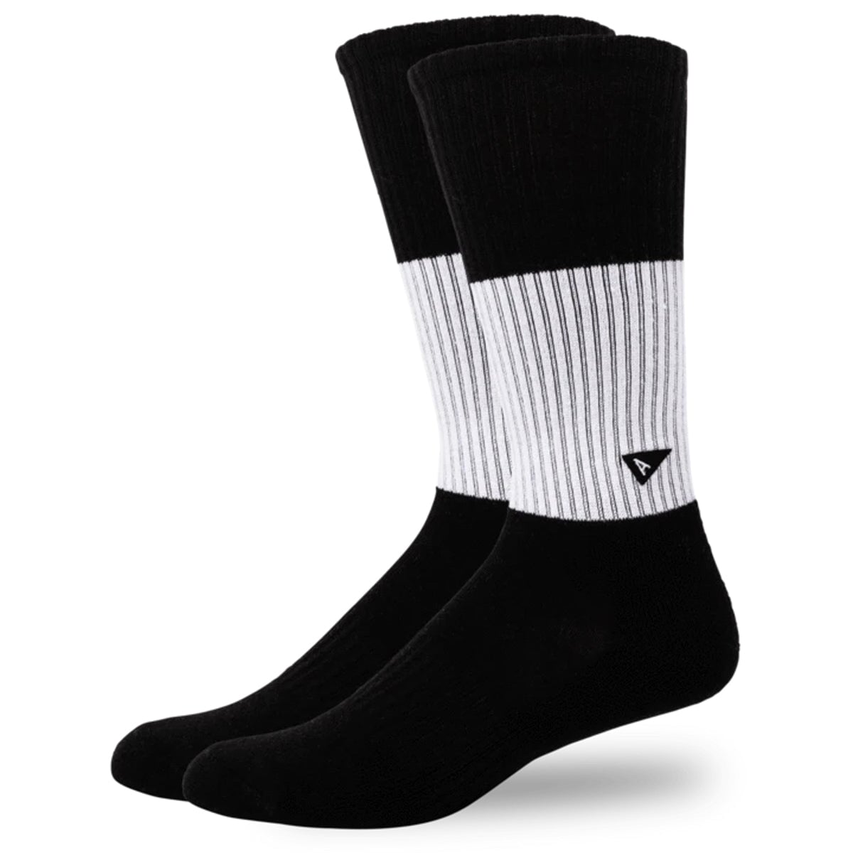 Arvin Goods Casual Sock Block Stripe - Black-White Arvin Goods