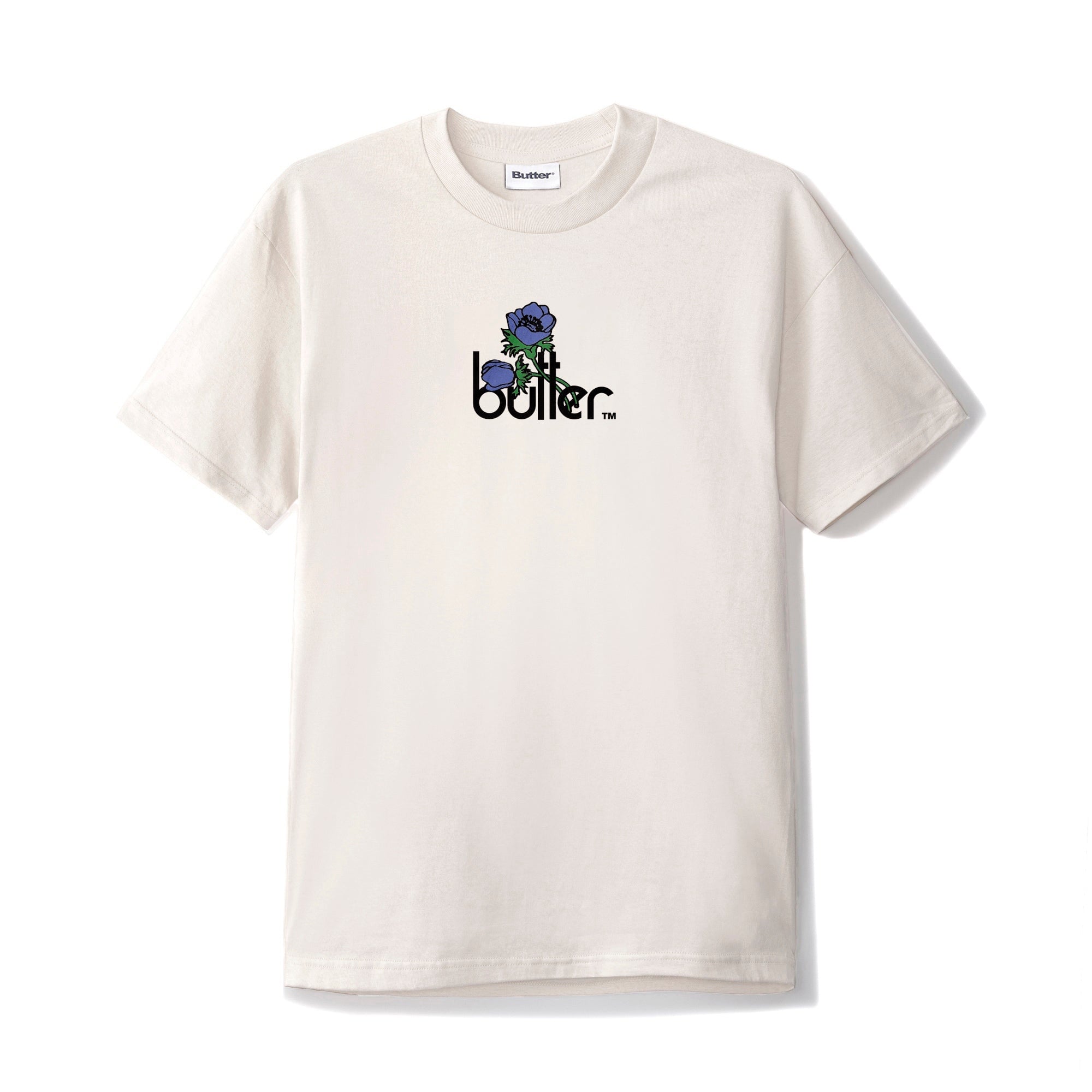 Butter Goods Windflowers T-Shirt - Cream T-Shirt Butter Goods