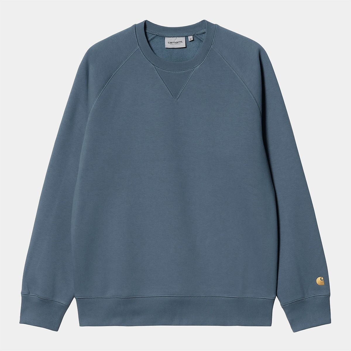 Carhartt WIP Chase Sweater - Storm Blue-Gold Carhartt WIP