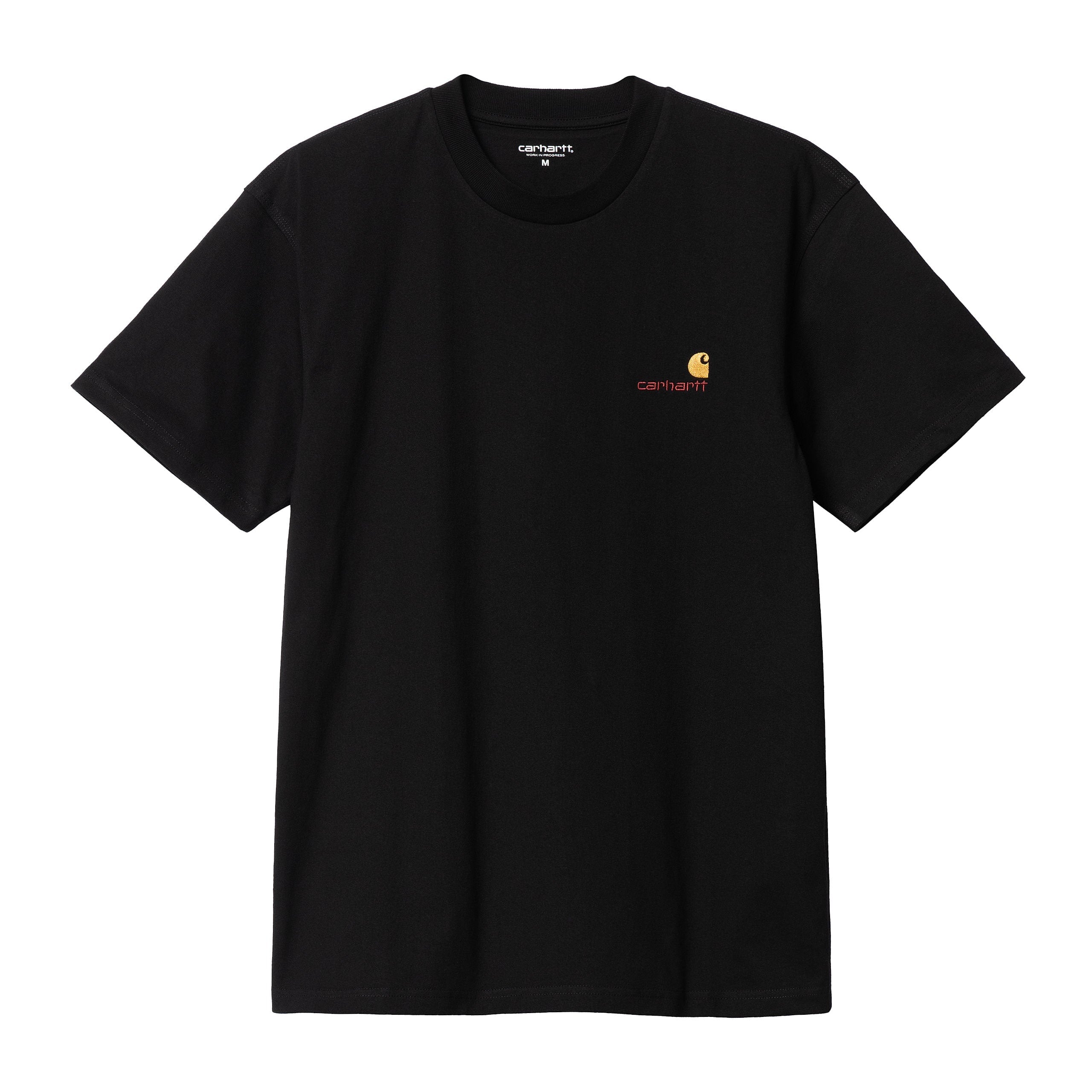 Carhartt WIP S-S American Script T-Shirt - Black T-Shirt Carhartt WIP