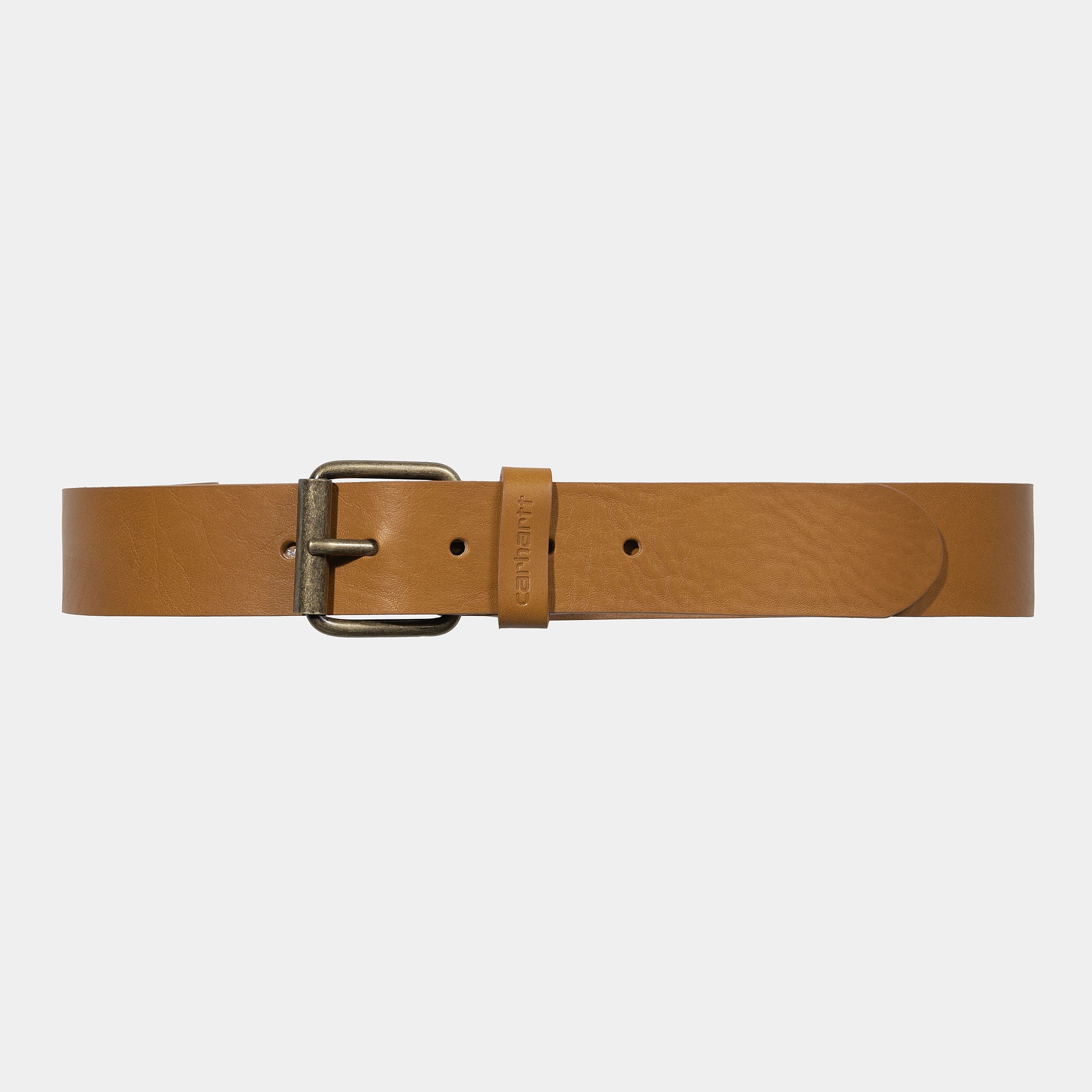 Carhartt WIP Script Belt Leather - Honey-Gold Carhartt WIP
