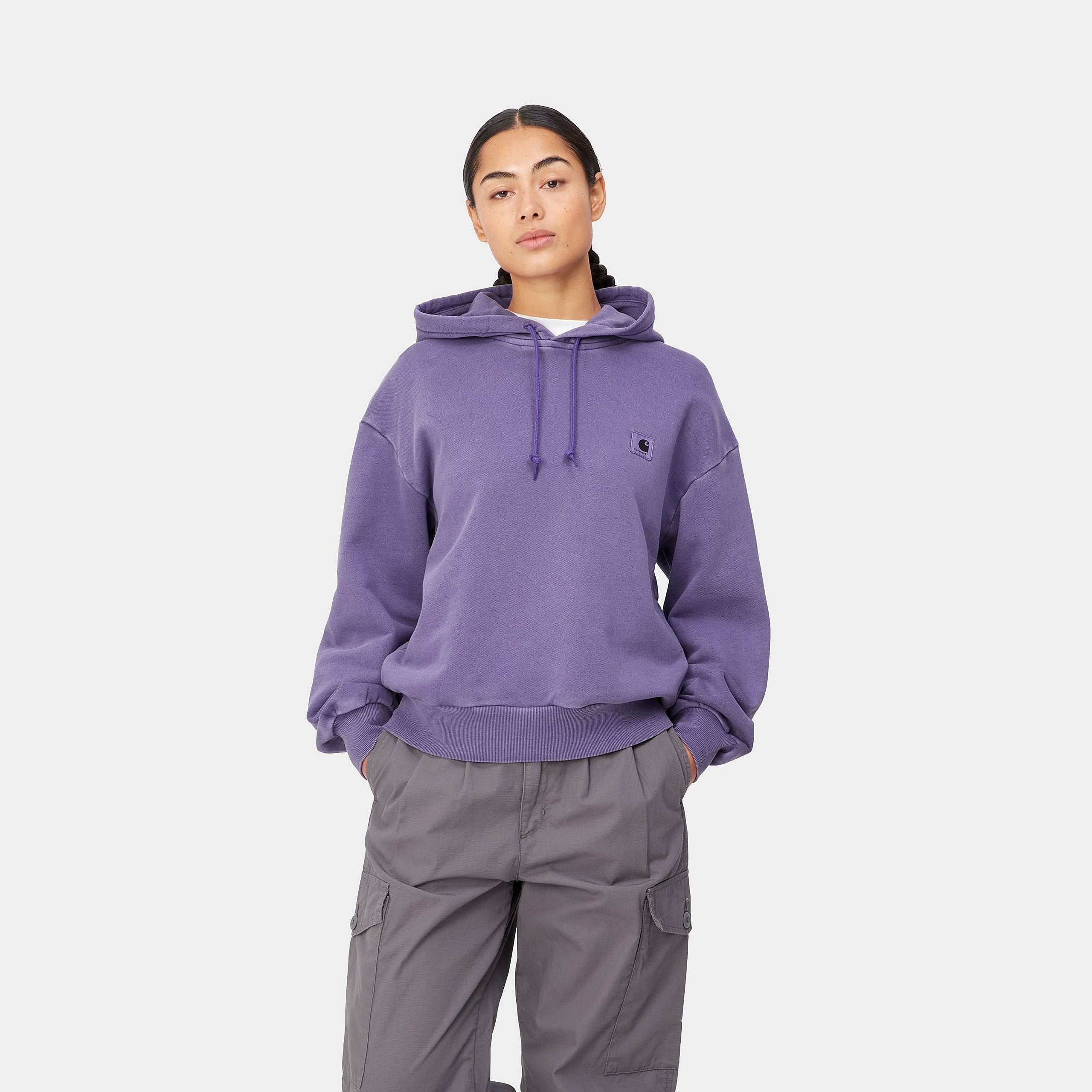 Carhartt WIP W' Hooded Nelson Sweatshirt - Arrenga (Garment Dyed) Carhartt WIP