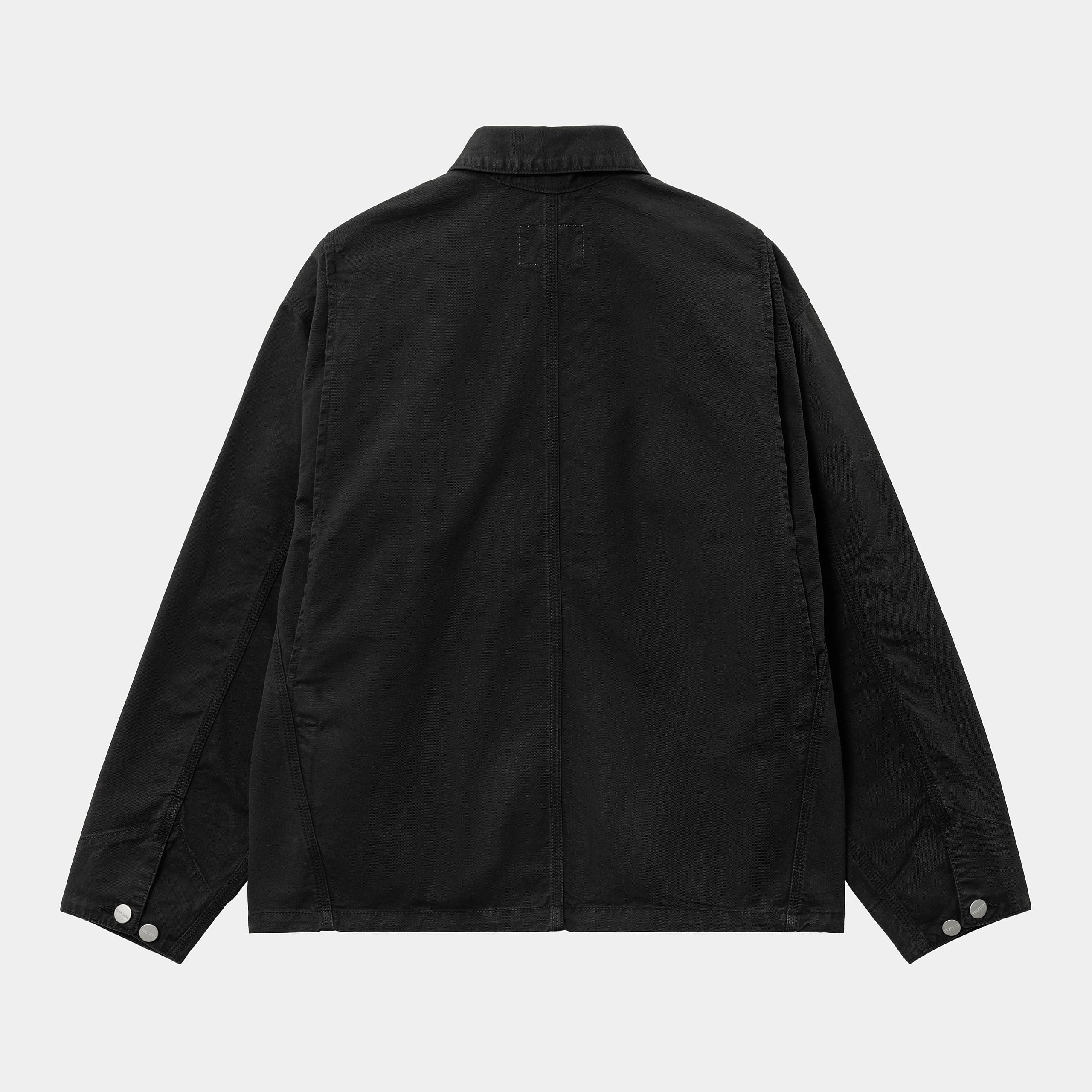 Carhartt WIP W` OG Michigan Coat - Black-Black Rinsed Carhartt WIP