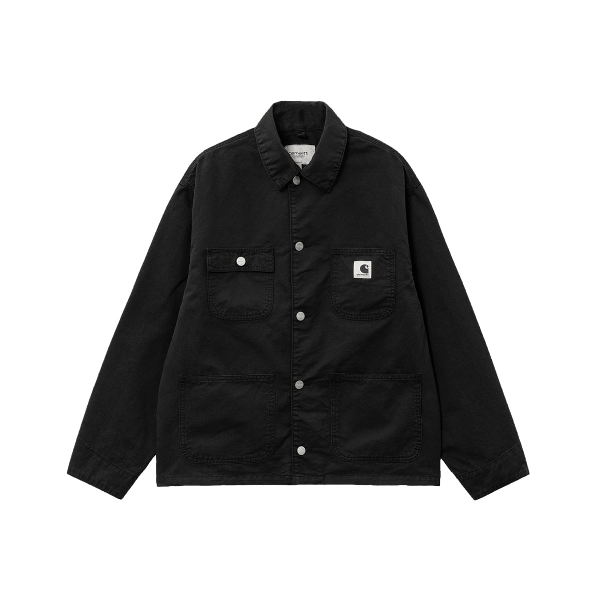 Carhartt WIP W` OG Michigan Coat - Black-Black Rinsed Jacke Carhartt WIP