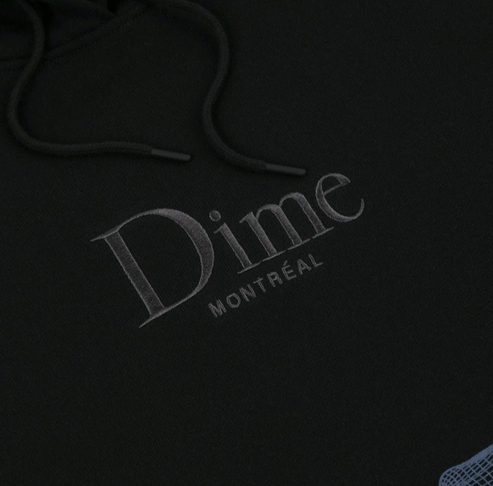 Dime Classic Landscape Hoodie - Black Hoodie Dime MTL