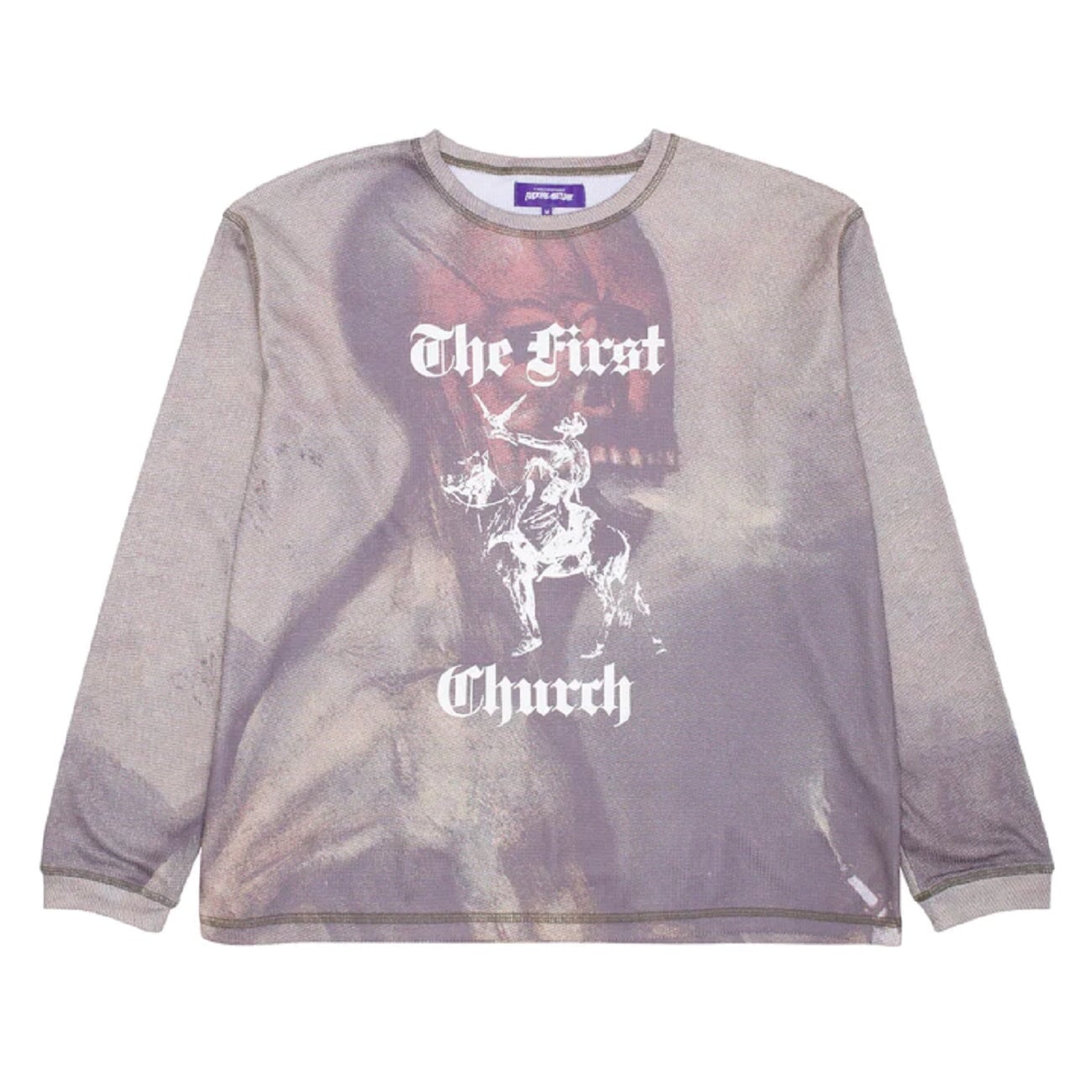 Fucking Awesome The First Church Thermal Crewneck Herren Crewneck Fucking Awesome