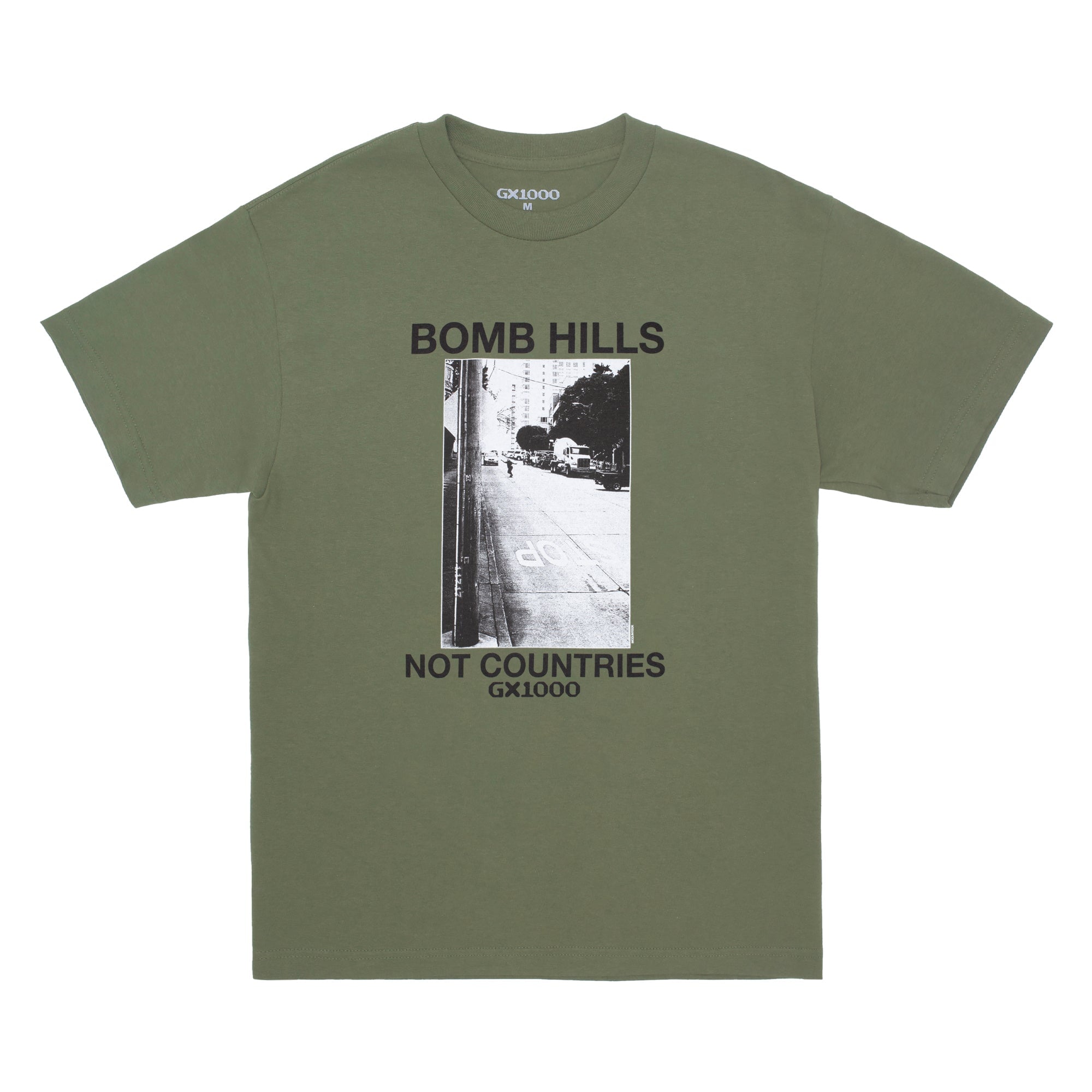 GX 1000 Bomb Hills Not Countries Unisex T-Shirt T-Shirt GX 1000 Skateboards