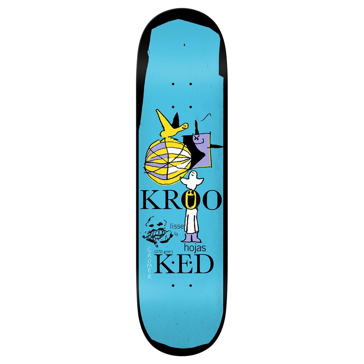 Krooked Cromer Hojas Deck - 8,5" Decks Krooked Skateboards