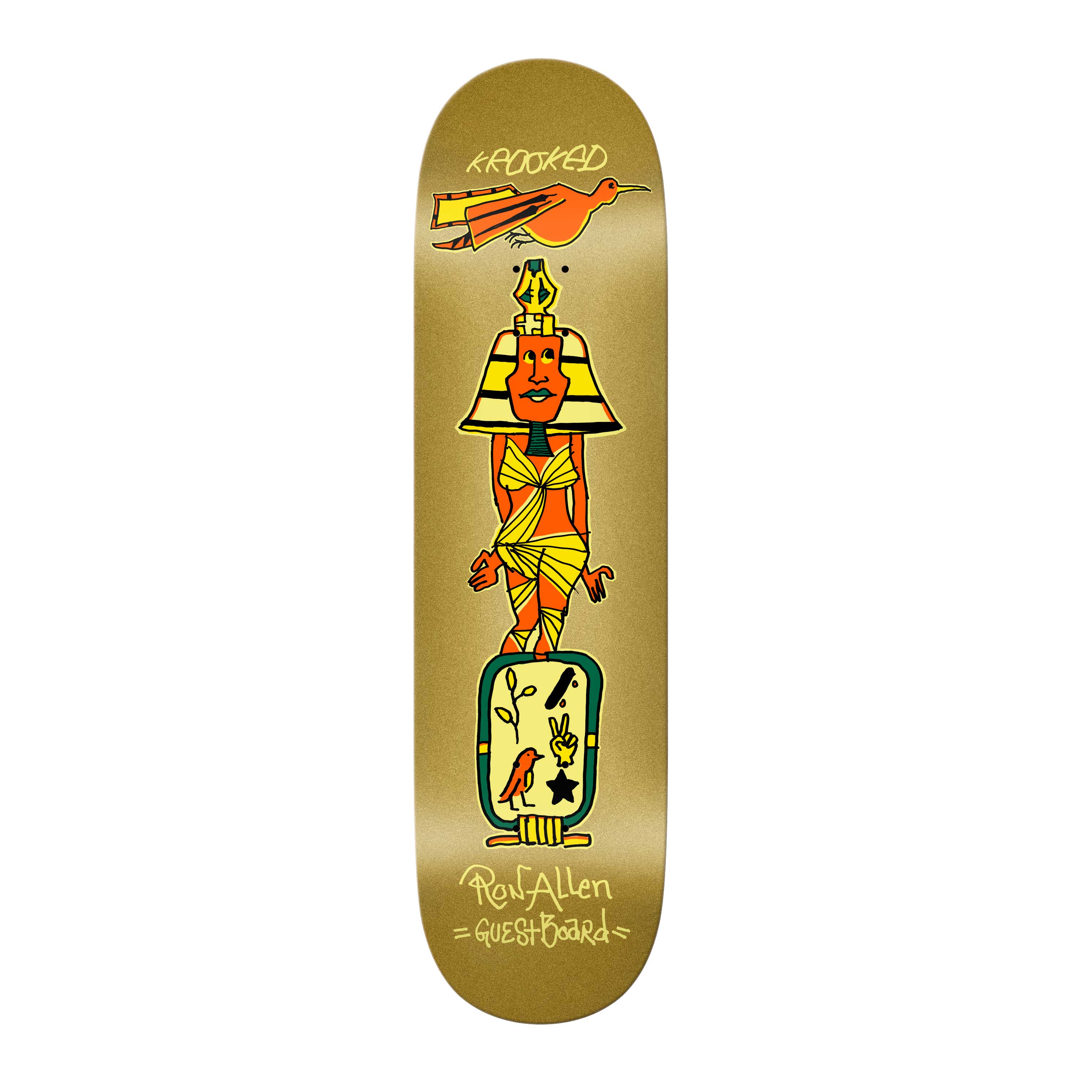 Krooked Guest Ron Allen Deck - 8,25" Decks Krooked Skateboards