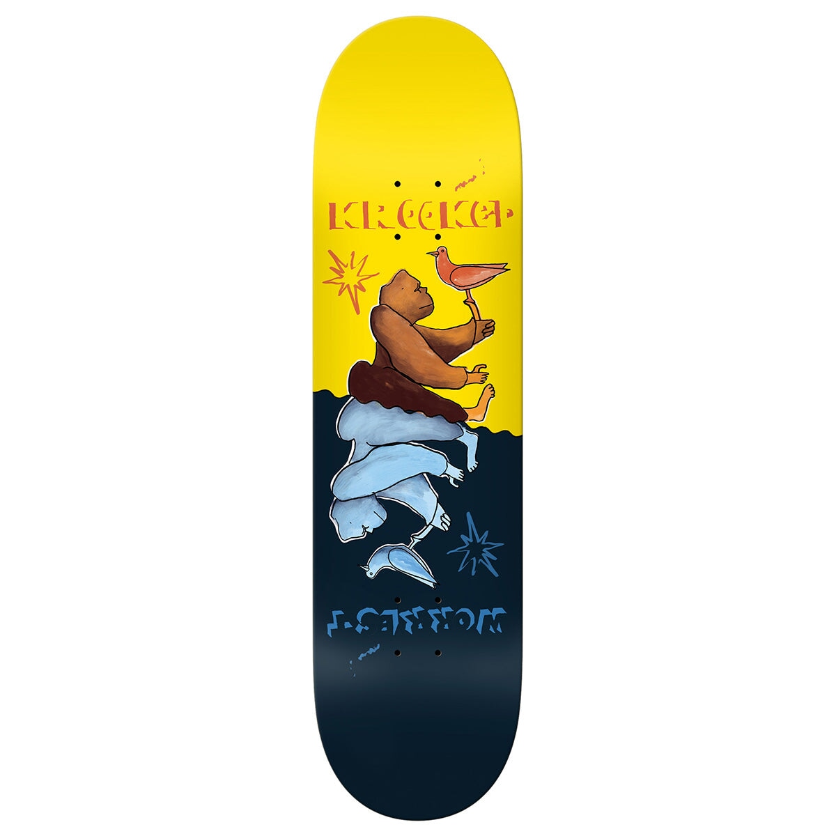 Krooked Worrest Gorilla Slick TT Deck - 8,3" Decks Krooked Skateboards