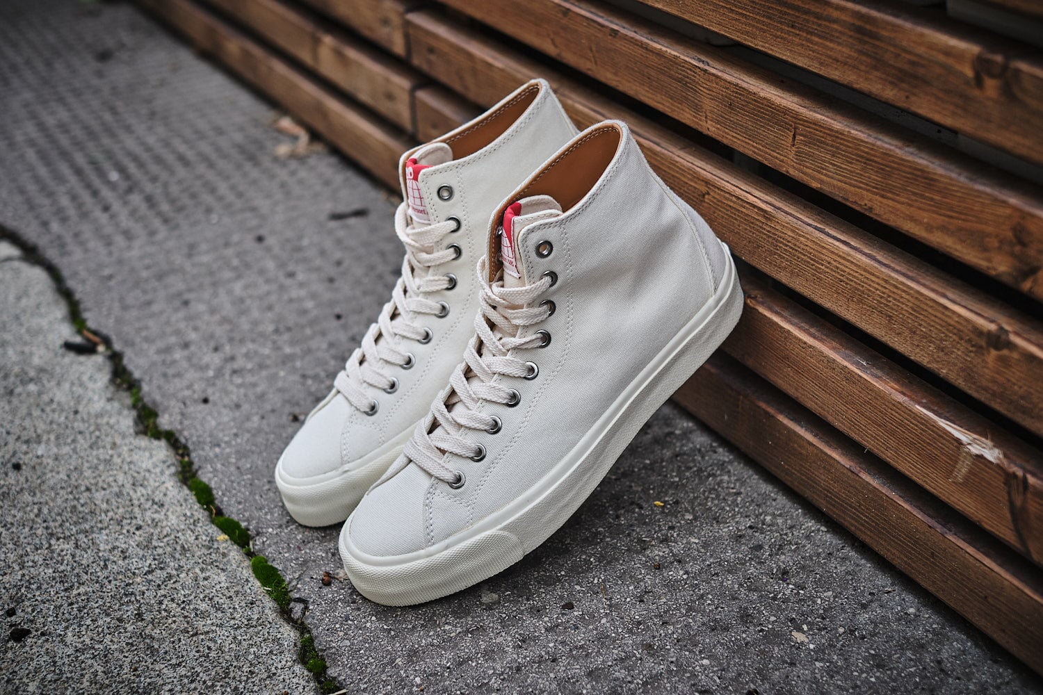 Last Resort Footwear VM003 Canvas Hi - White-White Sneaker Last Resort AB