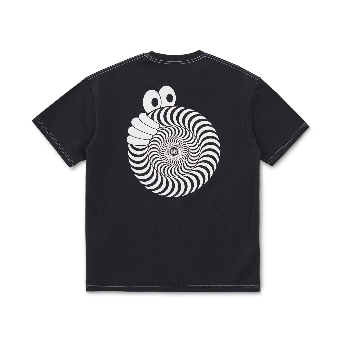 Last Resort x Spitfire Swirl Tshirt Black Stil-Laden