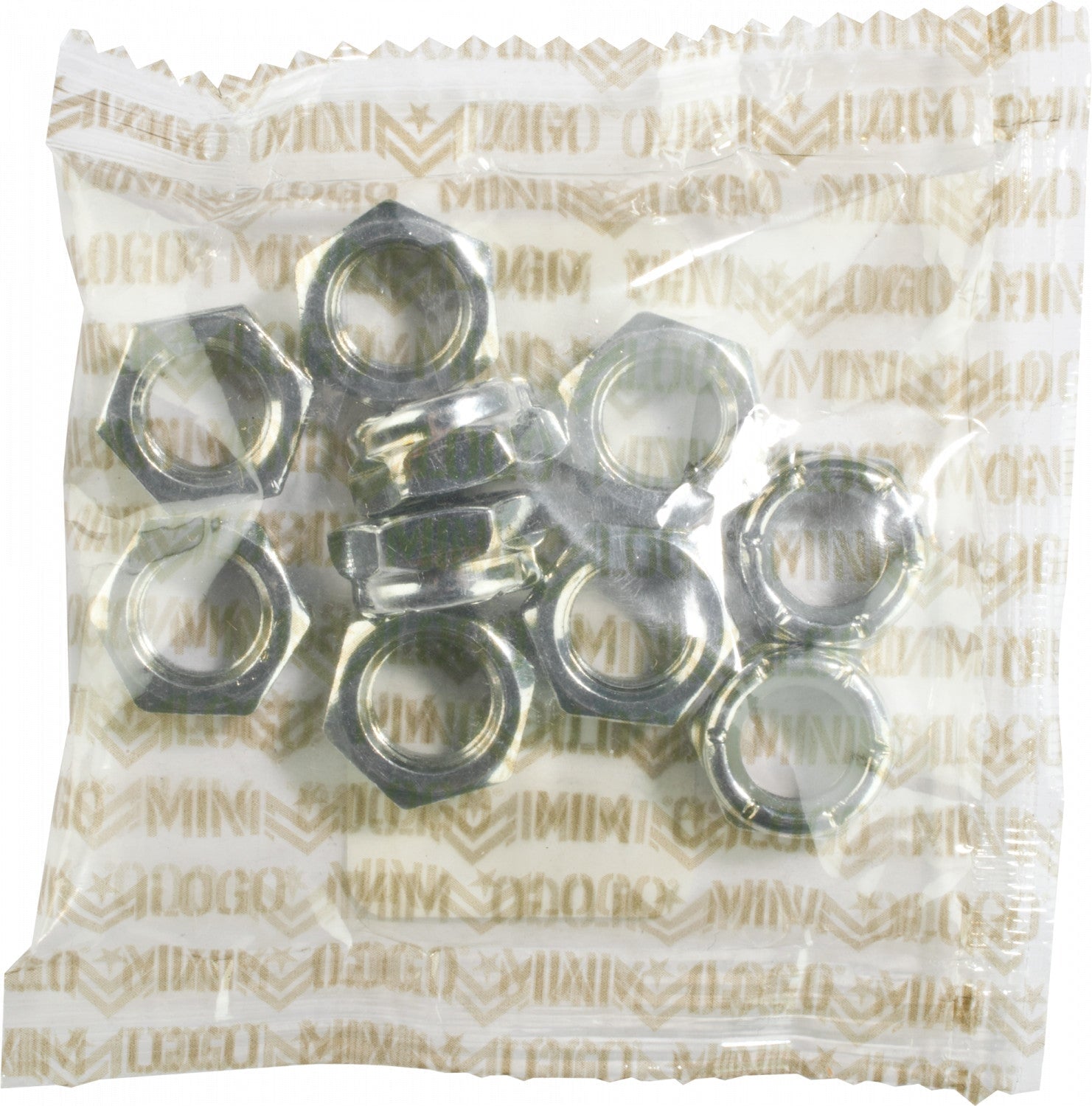 Mini Logo Kingpin Nut (pro Stück) - Silver Kleinteile & Sonstiges Bones