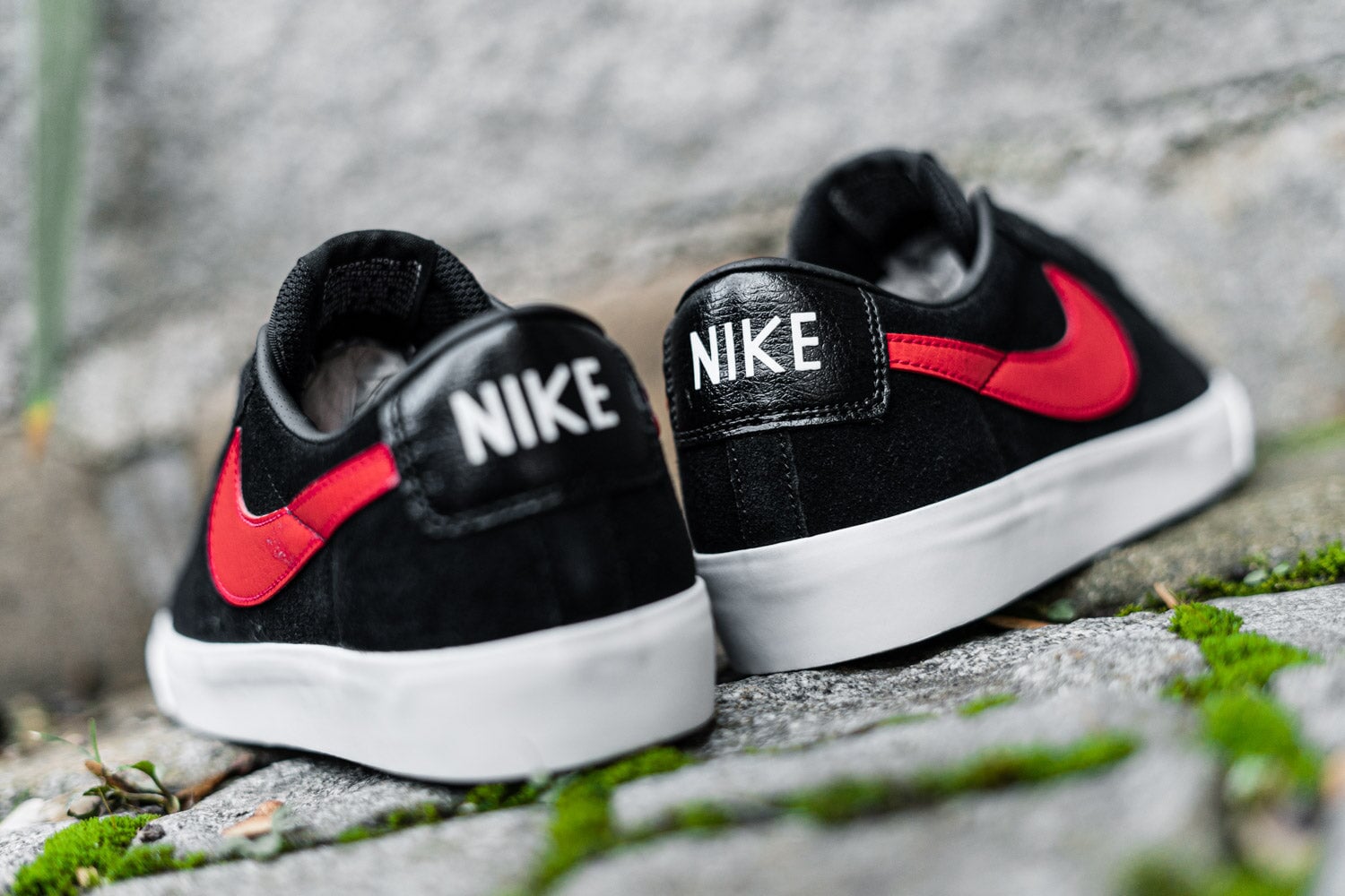Nike SB Blazer Low GT - Black-University Red Sneaker Nike Skateboarding