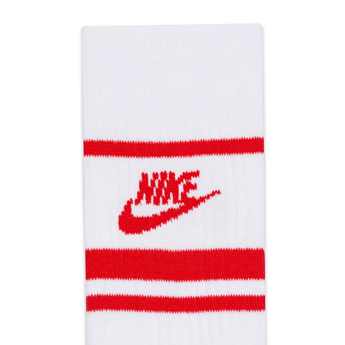 Nike SB Everyday Essential Socks - White-Red Nike Skateboarding