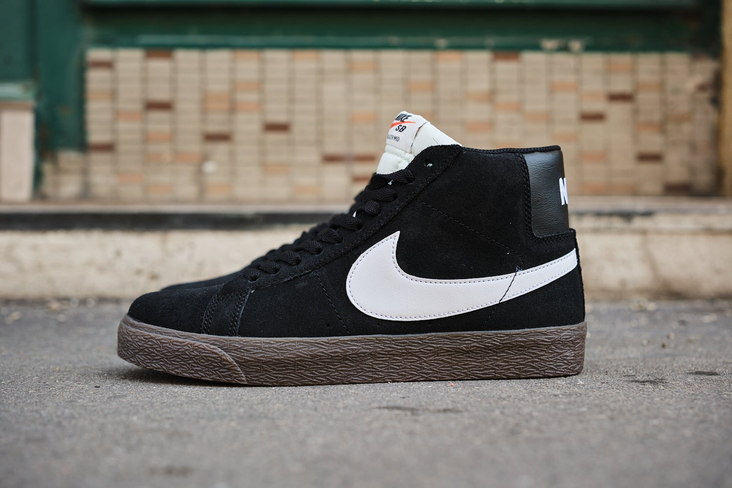 Nike SB Zoom Blazer Mid - Black White-Black-Sail Sneaker Nike Skateboarding