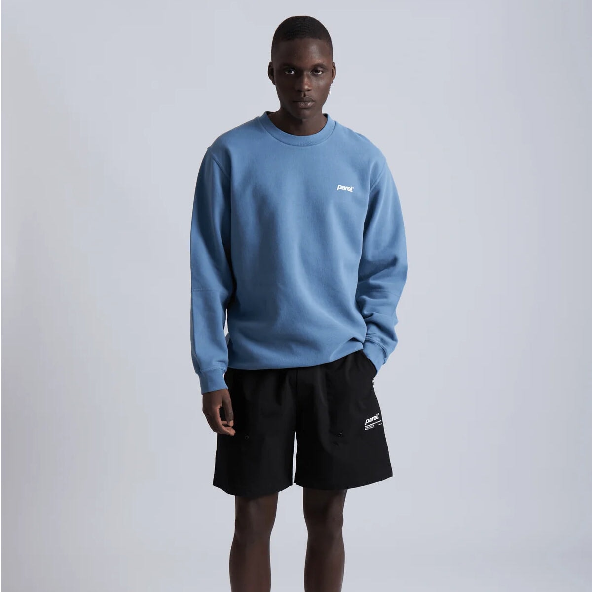 Parel Studios BP Crewneck - Faded Blue Parel Studios